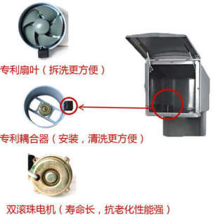 静音家用S602A 狮强牌厨房排气扇强力换气扇10寸洁王油烟风机窗式