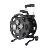 日星线盘户外移动电缆盘防水带线100米电线收线盘轮50线滚子绕卷