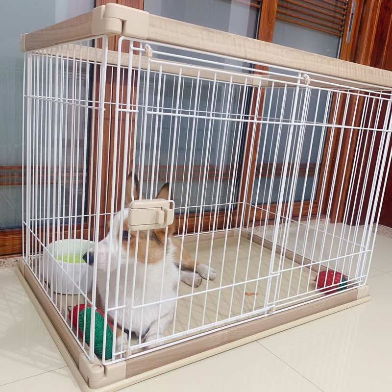 爱丽丝狗狗笼子小型中型犬室内宠物围栏式狗窝泰迪家用别墅带厕