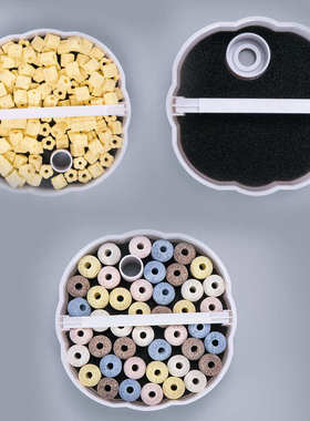 PERIHA贝立过滤过滤桶EA EF EC1200U 原装生化过滤棉滤材培菌