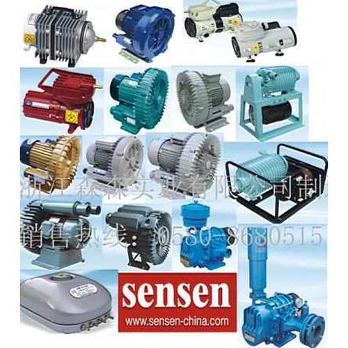 渔亭旋涡式HG-120/180/200/250/370海鲜鱼缸鱼池 增氧机 曝气气泵