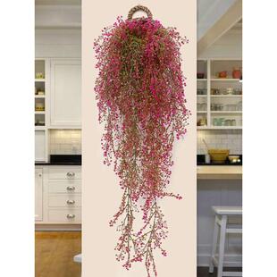 挂篮壁挂花盆干花墙壁装饰吊篮编织鸟窝花篮壁挂墙上藤编悬挂花盆