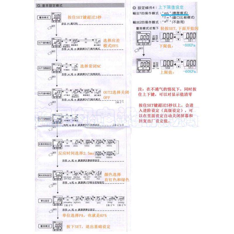 台湾KITA负正压数字式压力停产升级KP42P-02-F1-A开关KP43P-010