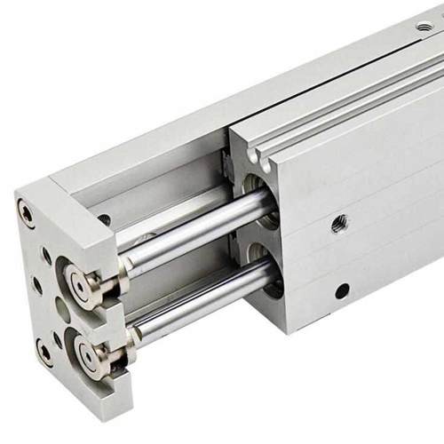 HLQL滑台气缸HLQ6 8 12 16 20 25X10X20X30X40X50X75X100 125SA-A