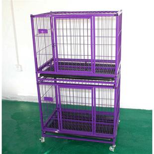 二层三层宠物繁殖笼 兔笼猫笼 泰迪柯基小型犬上下双层寄养狗笼子