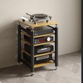 HIFI功放机柜多层音响架功放机架音响放置架黑胶唱机架避震音响柜