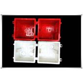 86接线盒自攻丝盒底盒暗盒塑料盒子连接盒 PVC阻燃线盒自攻拼接盒