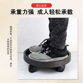 两件优惠套装 带轮花盆托盘圆形万向轮底座滚轮移动圆盘底托接水盘