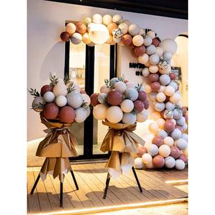 开业气球花篮门口装饰店铺布置庆祝活动创意气氛场景复古婚庆布置