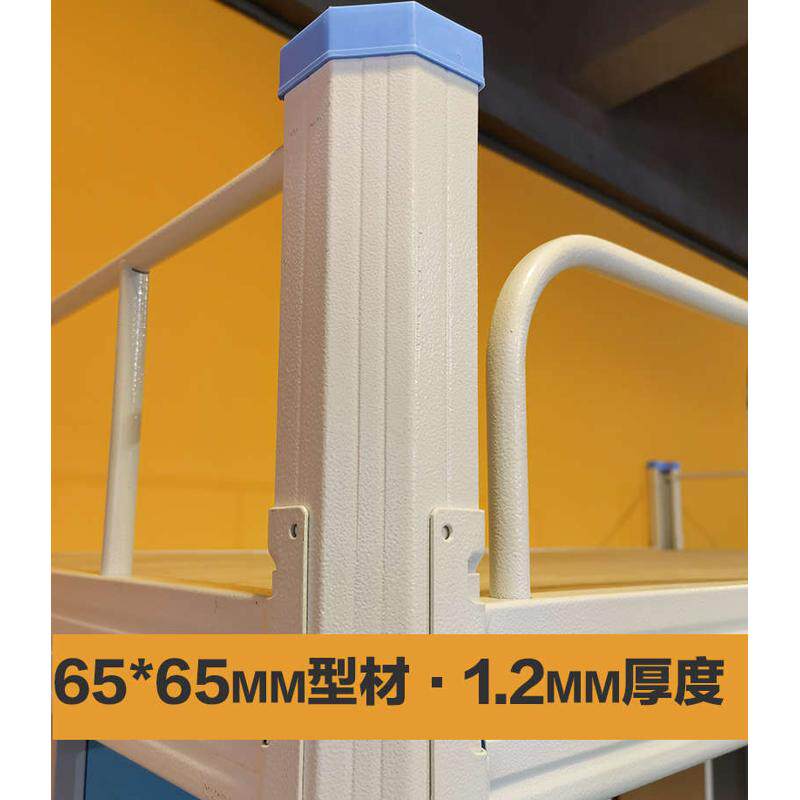 上床下桌学生公寓床员工高架柜铁床带组合书桌衣柜宿舍双层床书桌