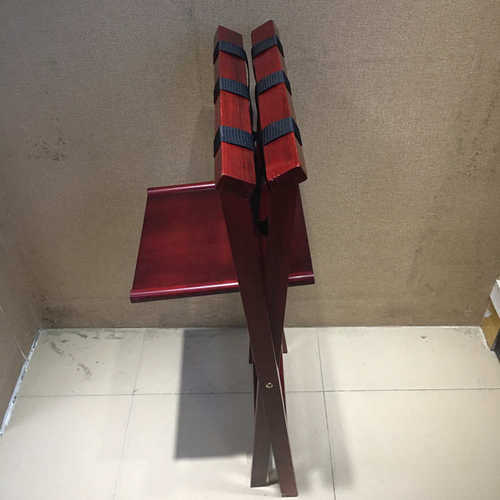 酒店行李架 宾馆客房餐厅餐盘托盘架 实木 折叠收纳架 落地置物架