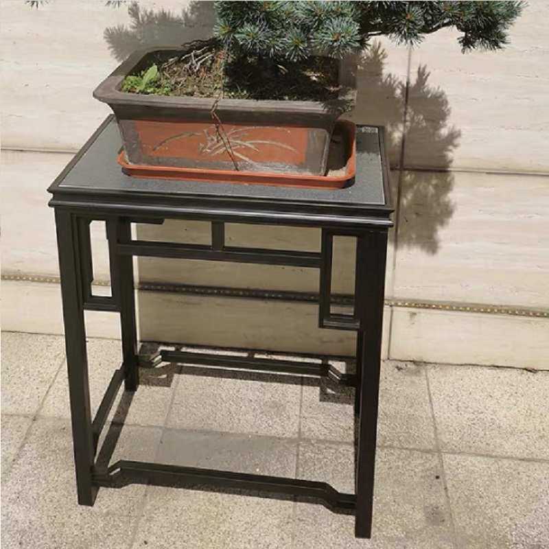 铝合金回纹花几中式古典盆景园林景观盆艺盆栽室内户外阳台花架子