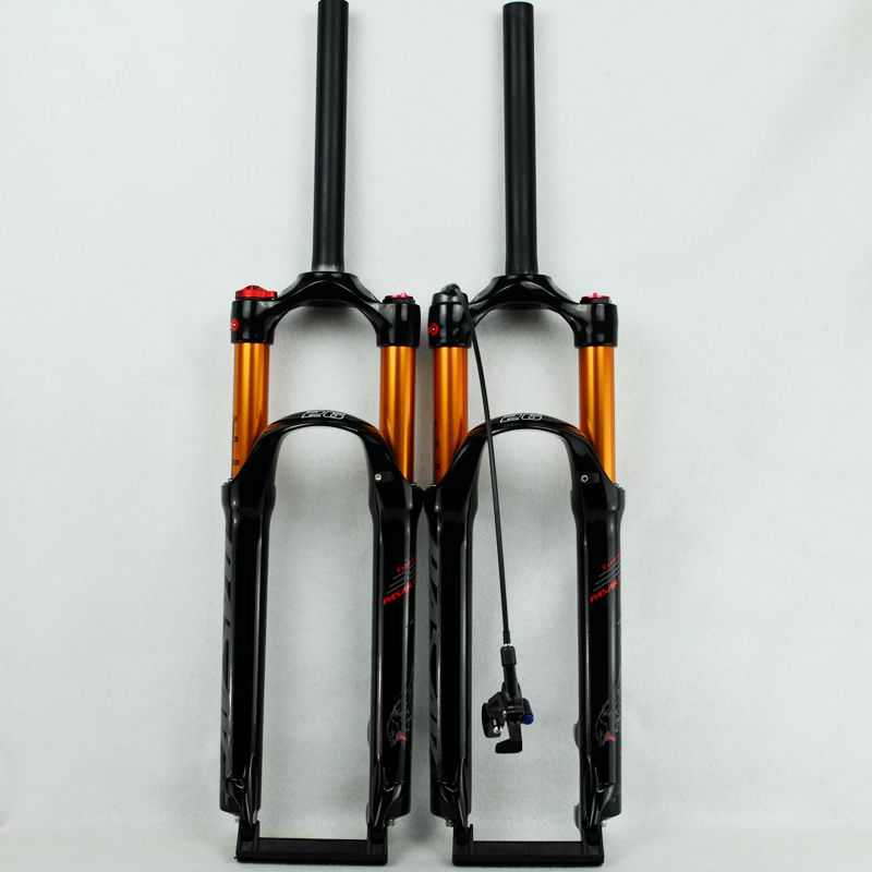 PASAK山地自行车气压避震前叉P34金管气叉肩控线控26/27.5/29寸