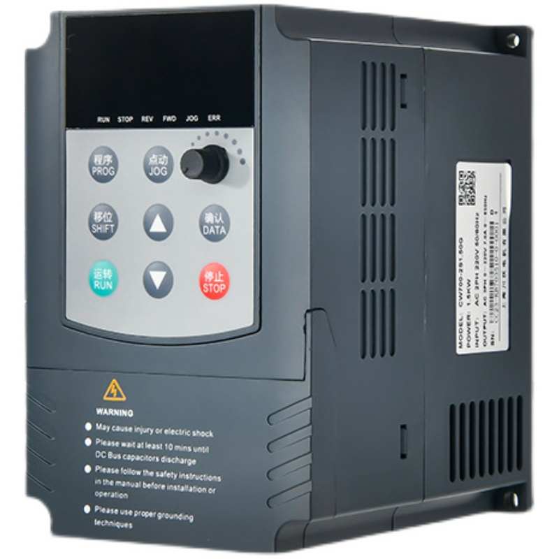 重载矢量变频器0.5KW2.2KW.15kw单相220调速器380v转电机风机三相