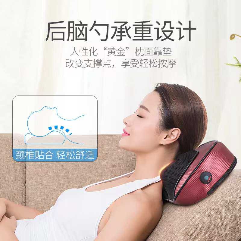 20024款按摩枕头部颈椎按摩器腰部全身电动脖子家用靠垫按摩椅垫