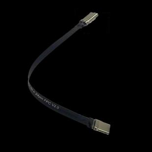 桂爱一对一双头软排线FPC连接器usb Type c to c公头fpc公对公24P