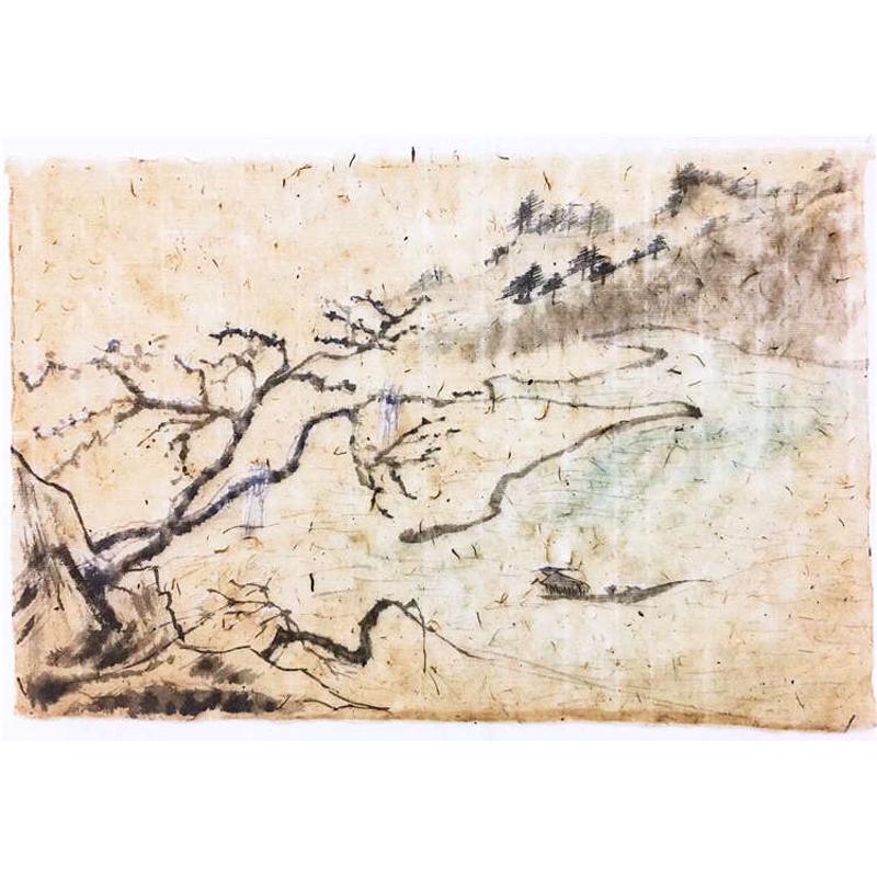 西和麻纸 敦煌残纸 麻纸 参展书法创作毛边纸 半生熟土纸 纯手