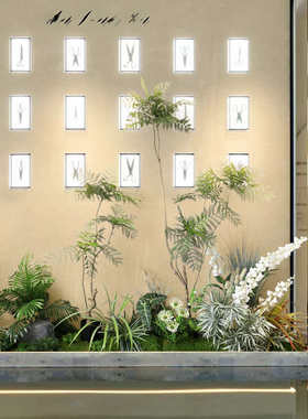 大型室内仿真植物造景盆栽装饰品橱窗酒店大厅落地假绿植盆景摆件