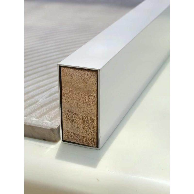 台面横档专用铝方通白色25*50封边铝合金方管瓷砖橱柜铝型材配件,金属材料及制品,铝材/铝型材/铝合金,淘宝优惠券,粉丝福利购,淘宝优惠卷