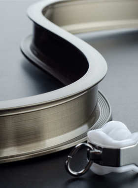 致尚窗帘轨道弯轨重型铝合金可弯曲窗帘杆弧形阳台飘窗静音滑道