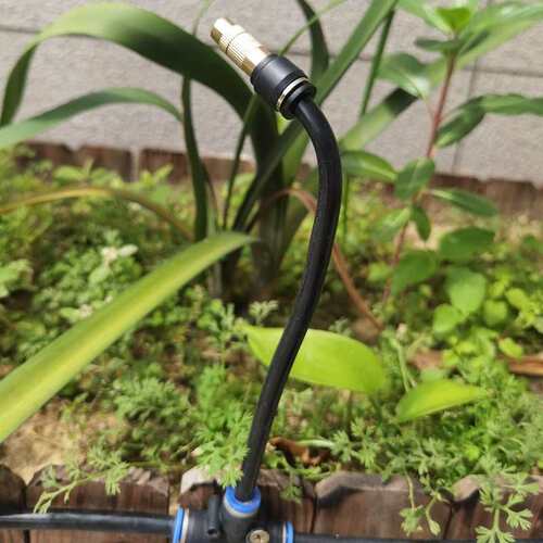 自动浇水定时器可调节万向喷头可关闭铜喷嘴快插降温浇花喷水雾化