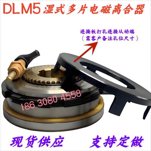 DLM5系列湿式多片电磁离合器DC24V质保一年DLM5-5C上海二机C6150