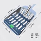 锰钢农用玉米铁锹家用晾晒粮食铲新款 镂空花生筛土锹加厚雪铲饲料