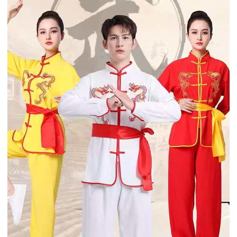 打鼓服演出服腰鼓民族服舞龙舞狮服装男女生秧歌服成人武术表演