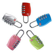 TSA行李箱海关锁挂锁门锁出国旅游用品旅行出差密码 锁行李箱包锁