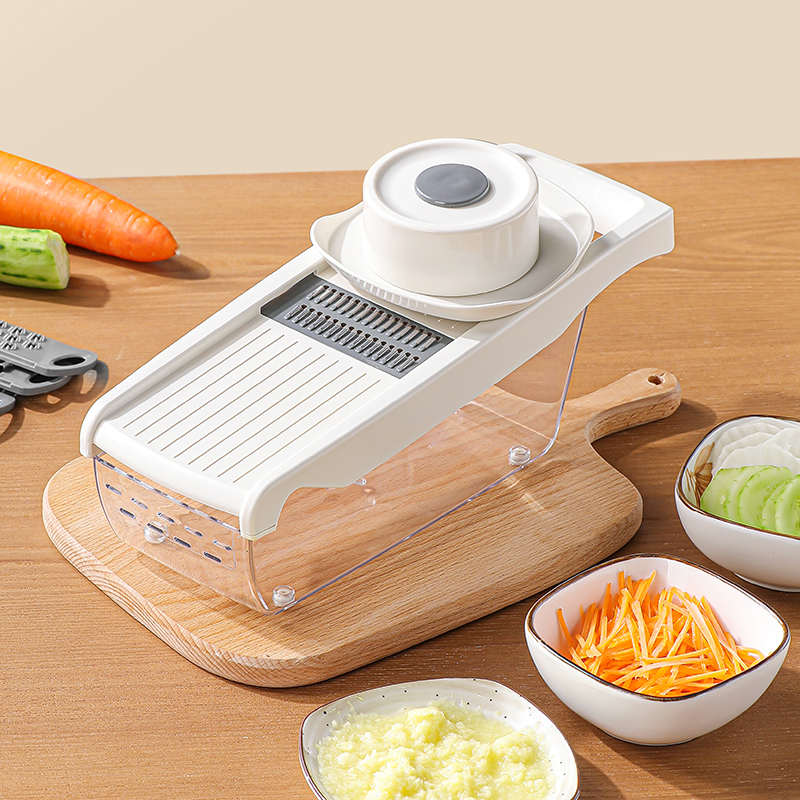 擦丝器土豆丝萝卜丝刨丝器多功能切菜器家用不伤手波纹刀切菜神器