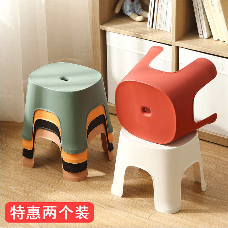 小凳子塑料板凳家用儿童凳卡通加厚防滑踩脚胶凳脚踏宝宝矮凳洗澡,住宅家具,儿童凳,淘宝优惠券,粉丝福利购,淘宝优惠卷