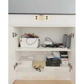 实木电视柜客厅2025新款 收纳柜 书柜储物柜一体家用落地小户型高款