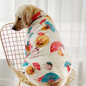 衣服 旗袍衣服拉布拉多金毛薄款 狗狗衣服大型犬薄款 衣服春秋新中式