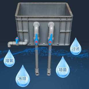 鱼缸周转箱沼泽过滤箱全套龟箱水循环系统过滤盒滴流乌龟缸过滤器