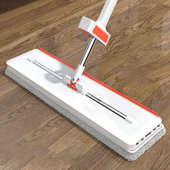 免手洗平板拖把家用拖地神器大号一拖净木地板懒人地拖刮水板拖布