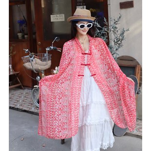 透气棉质披肩外搭旅游百搭云南大理民族风拍照 披肩女士春夏薄款