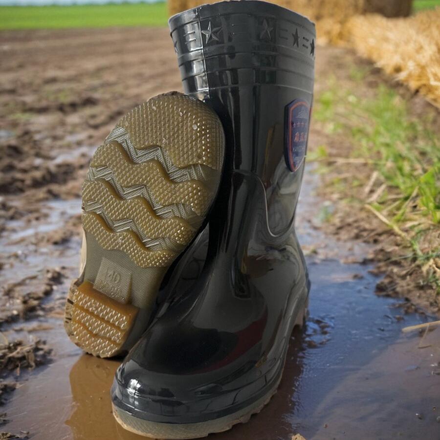 男士中高筒雨鞋防滑耐磨劳保工矿胶鞋防水钓鱼劳保防护套鞋水鞋