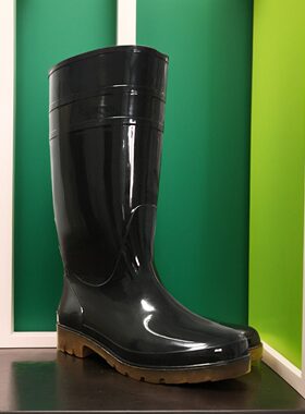 超高筒秋冬加绒男士保暖52码雨鞋