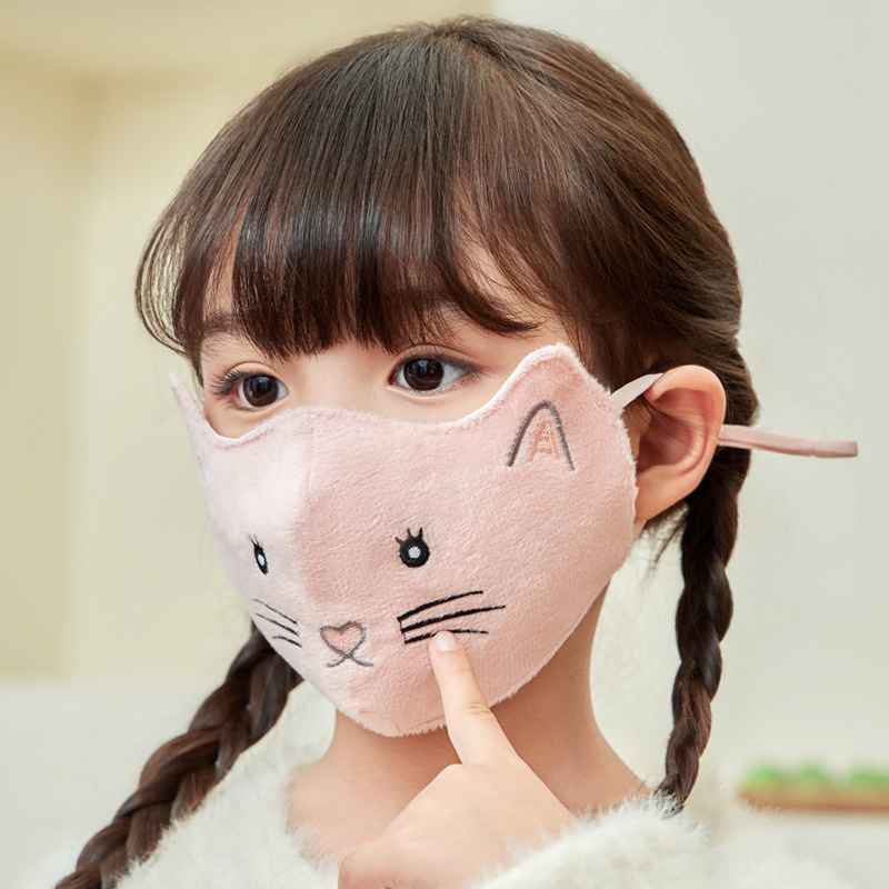 买2送1 宝宝婴幼儿0-5岁口罩儿童男孩女童6-12岁冬季保暖防风防寒