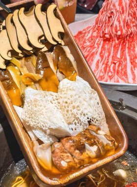 长方形木碗创意木质创意特色复古芸山季云南野生菌火锅茵茹类拼盘