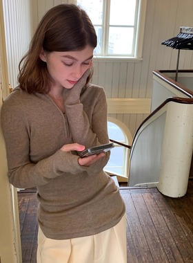 KERNEL COSMOS绵绵甜巧 绵羊毛四色加厚打底衫保暖百搭修身针织衫