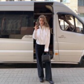 衬衫 KERNEL 简约廓形感翻领百搭天丝棉短款 长袖 COSMOS 白昼海岸