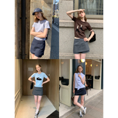 COSMOS 夏日city 悠闲假日好搭时髦西装 KERNEL A字短裤 裙