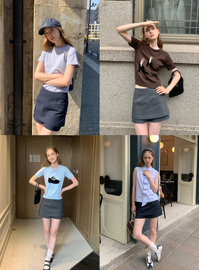 KERNEL COSMOS 夏日city 悠闲假日好搭时髦西装A字短裤裙