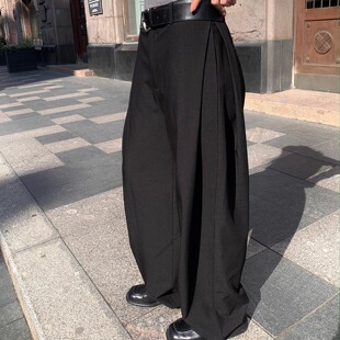 KERNEL COSMOS 维尔纳大道 经典时髦调性复古显瘦垂感直筒西装裤