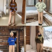 COSMOS 云朵空气感 超柔针织裤 KERNEL 子立体裁剪加绒休闲卫衣裤