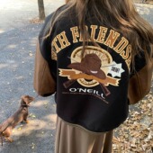 约克郡小镇 KERNEL COSMOS 独家重工刺绣拼皮棒球服羊毛夹克外套