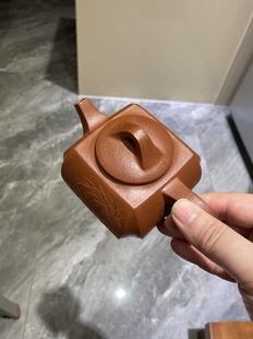 紫砂壶福利红降坡泥四方抽脚230c c