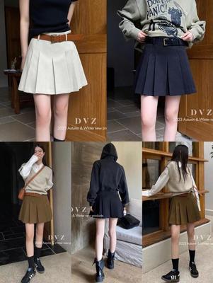 短裙A字群通勤百褶半身裙百搭女1