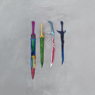 蓝规天晶-红日晶杵-黄道晶剑-紫电晶剑-青雷晶剑神兵玄奇神兵小将